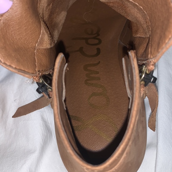 Sam Edelman Packer Leather block heel ankle boots - Picture 7 of 9